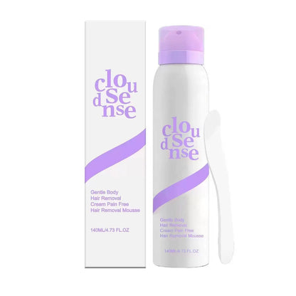 Gentle hair removal mousse