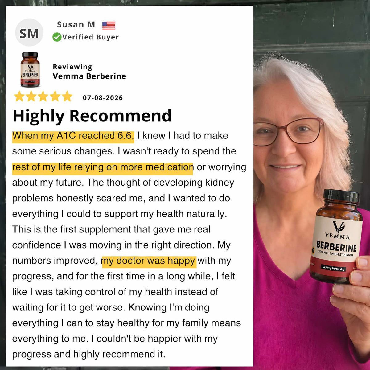 Berberine 5250mg with Ceylon Cinnamon & Black Pepper